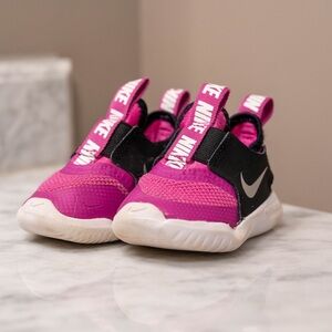 Nike Kids Fuchsia and Black Sneakers